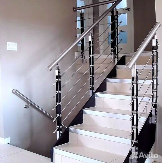 Перила для лестниц из нержавеющей стали