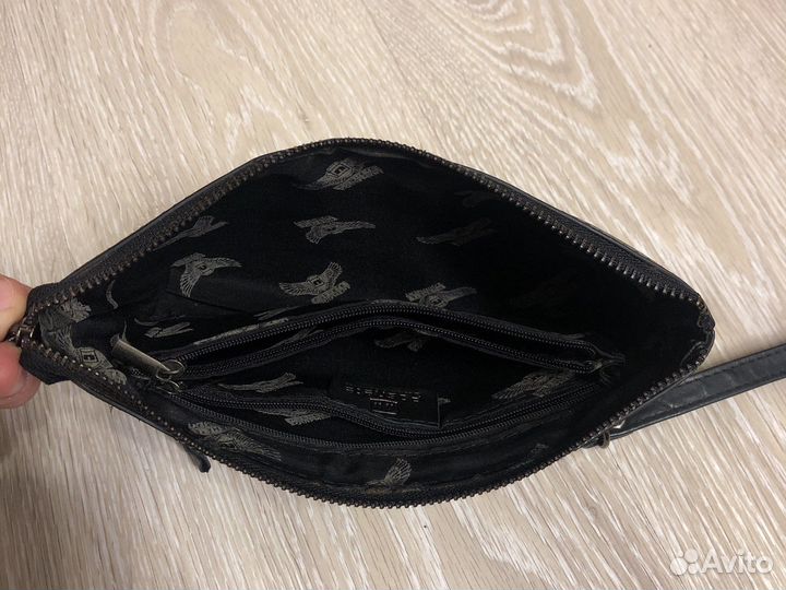 Барсетка кожаная мужская