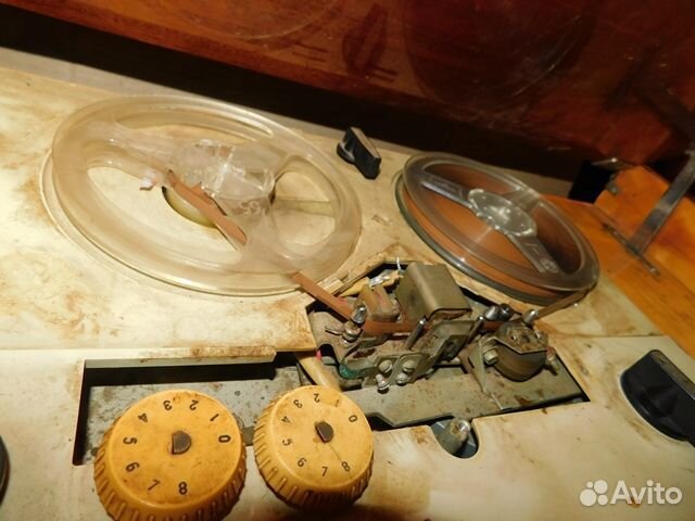 Старинный, редкий катушечный магнитофон Днепр 14 А