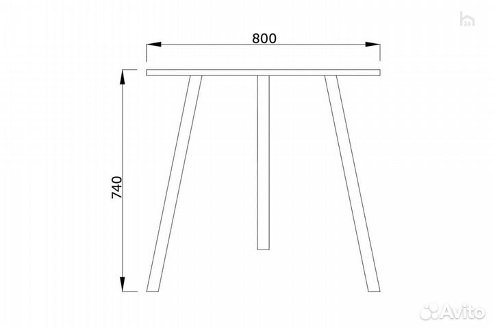 Стол обеденный Testa