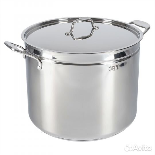 Кастрюля 20 литров Gipfel Grande новая нерж 18/10