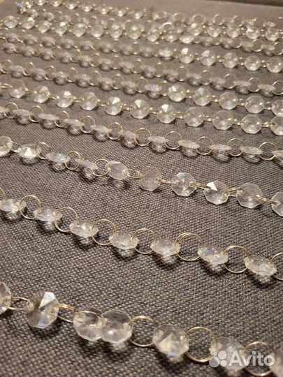 Акриловые бусы для интерьера, оформления праздника