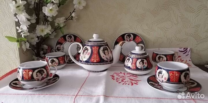 Чайный сервиз фарфор japan, Дулево