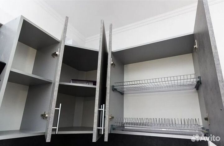 Кухонный гарнитур темный угловой цена за всё