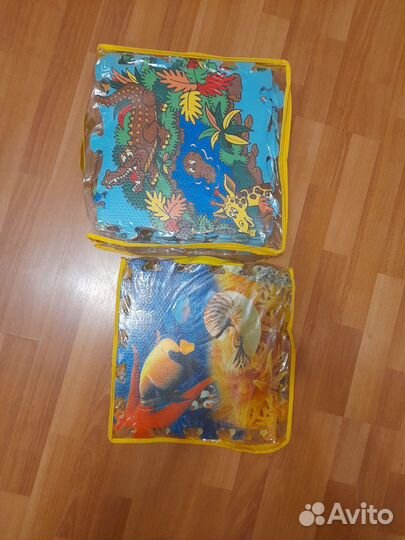 Детский коврик пазл 15 штук