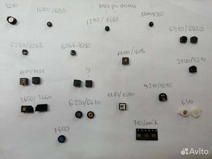 Nokia микрофоны, динамики, разъёмы, Оригинал