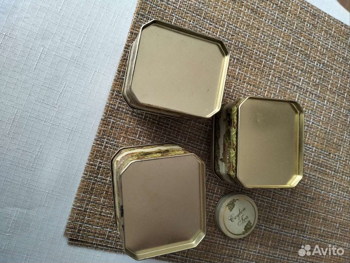 Жестяные банки для чая