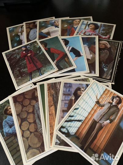 Вязание, наборы открыток