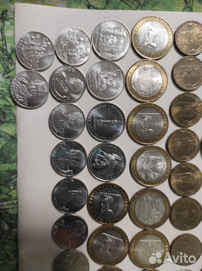 Монеты 1,2,5,10рублей