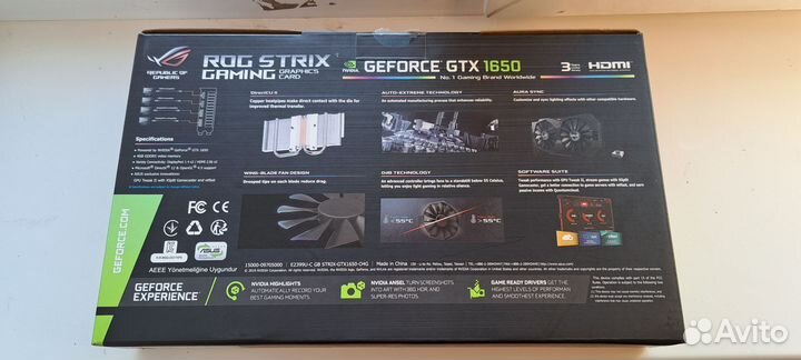 Видеокарта gtx1650