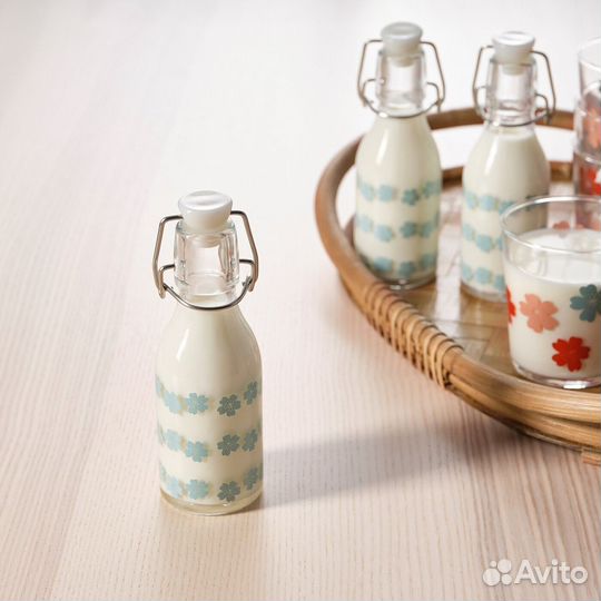 Бутылка с пробкой 3 шт Икеа IKEA новые