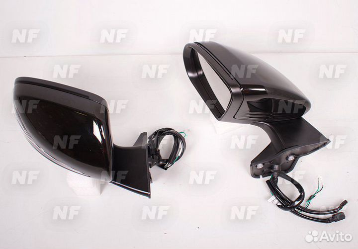 Зеркала черные Мерседес Гелендваген