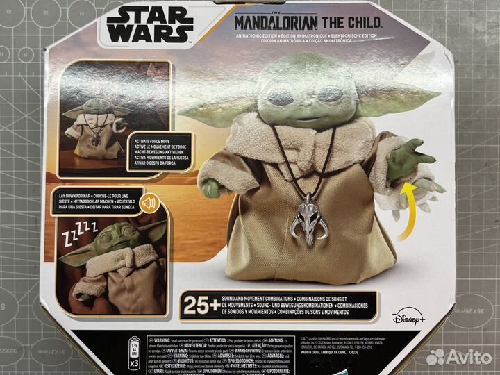 Star wars the child бэйби-йода живой hasbro