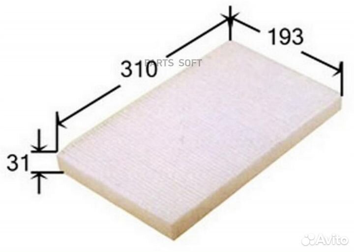 JS asakashi AC0133 Фильтр салона