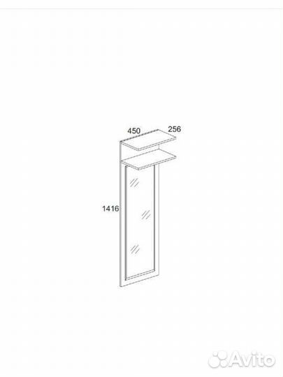 Зеркало новое навесное