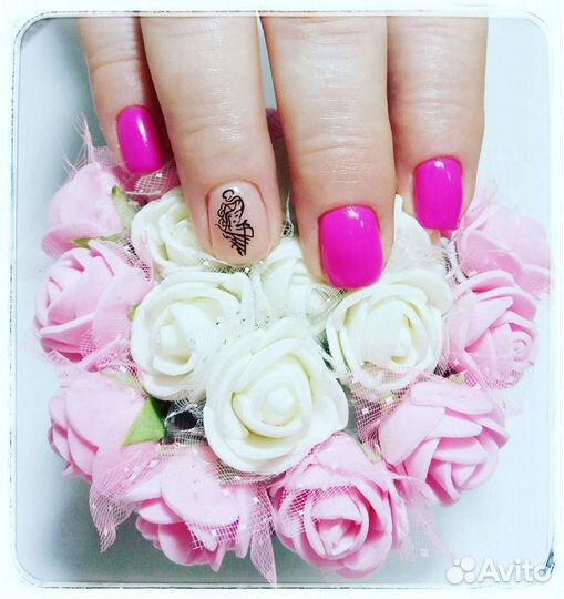 Гель - лак + укрепление