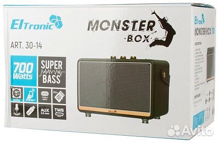 Колонка блютуз мощная Eltronic Monster 700 вт