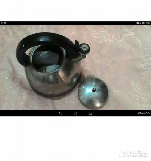 Кастрюля,Чайник 2л.Наг.элемент,Жестяные банки СССР