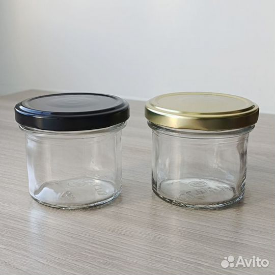 Банки стеклянные 100 мл для хранения / декора