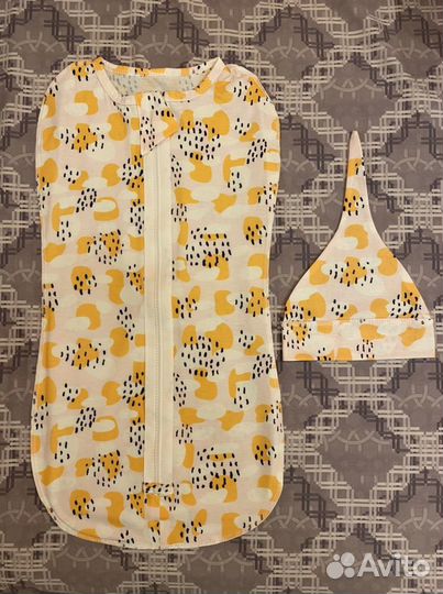 Кокон спальник для новорожденных новый