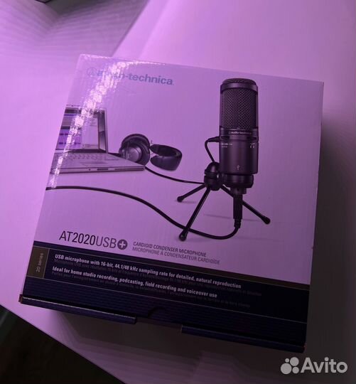 Микрофон Audio Technica AT2020 USB+