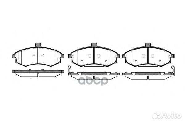 893 02 ***223413 колодки дисковые п Hyundai E