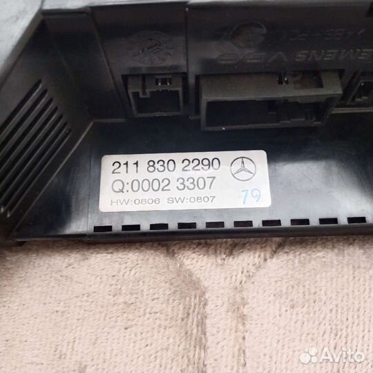 Блок климатконтроля Мерседес W211