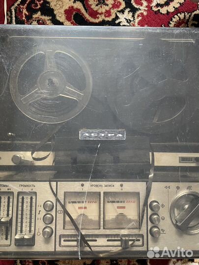 Катушечный магнитофон астра 110