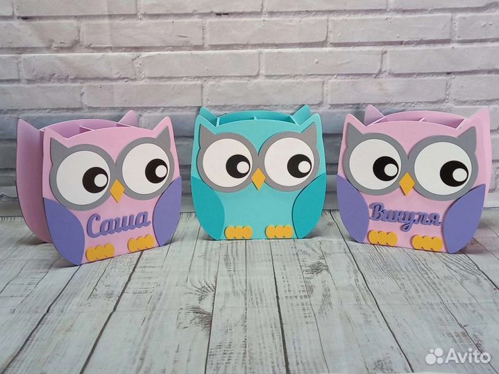 Карандашница совушка