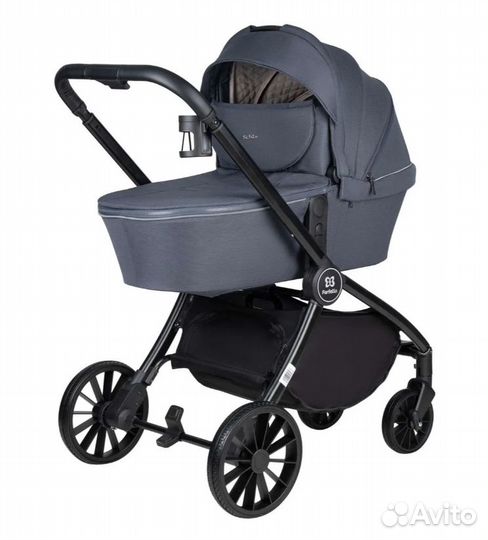 Коляска-трансформер Farfello Baby Shell 3в1 Серый