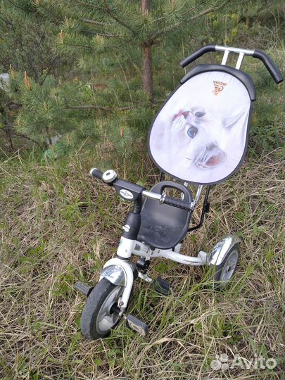 Детский велосипед с родительской ручкой