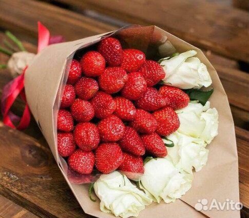 Женские съедобные букеты