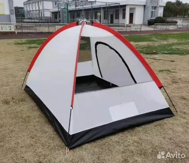 Палатка 3х местная двухслойная с тамбуром