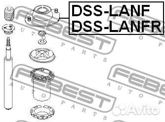 Опора переднего амортизатора левого