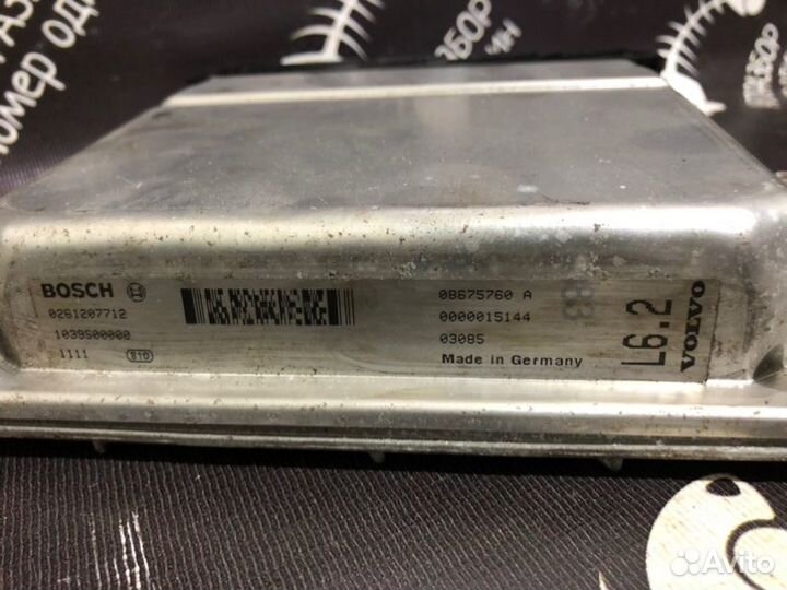 Блок управления двигателем Volvo S60 2.5L B5254T2