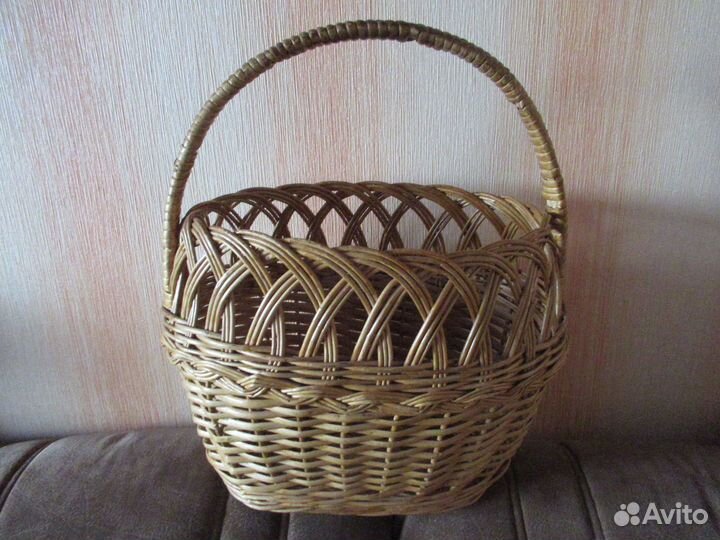 Корзины плетеные под ягоды, грибы и др