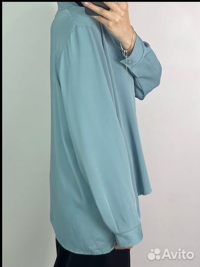 Блузка hazina(XL) голубая