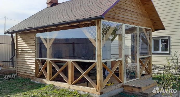 Мягкие окна из пленки пвх