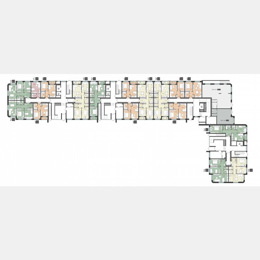 1-к. квартира, 49,7 м², 1/6 эт.