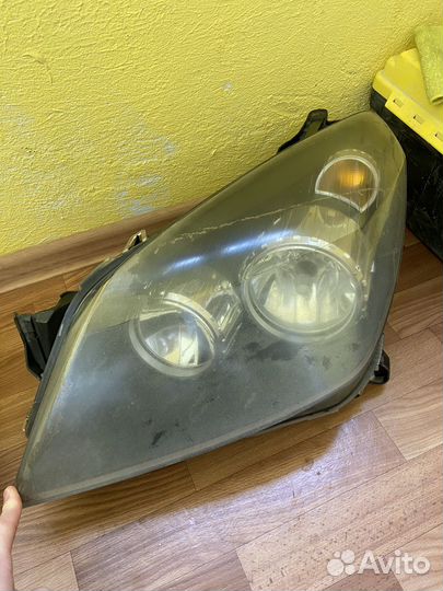 Фары на opel astra h