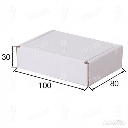 Короб кс-404 мгф, белый, 100*80*30 мм