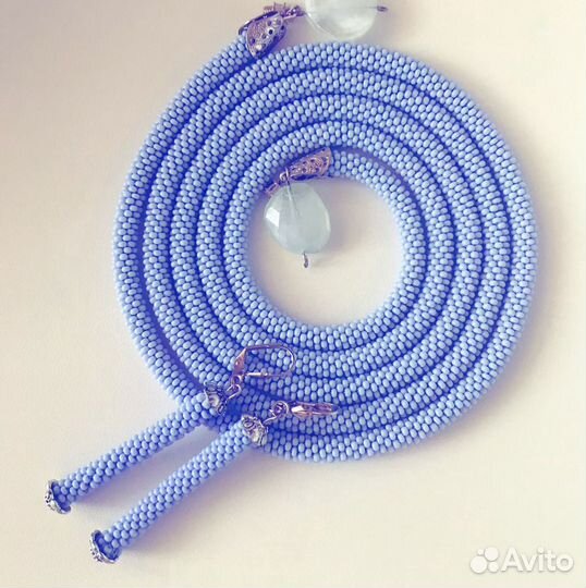 Комплект аксессуаров лариат - жгут и серьги