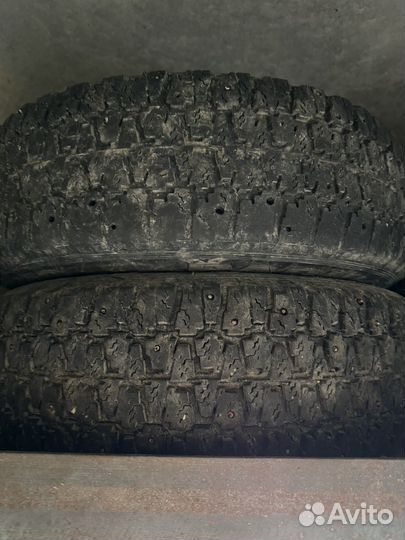 Колеса зимние шипованные r13, штампы черные r13