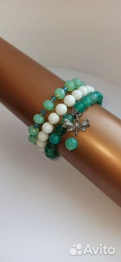 Браслеты ручной работы. Нефрит