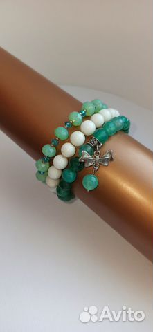 Браслеты ручной работы. Нефрит