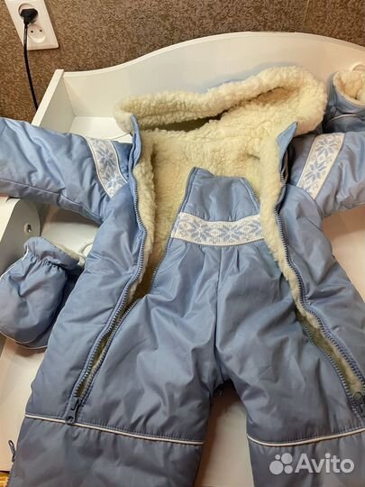 Зимний комбинезон для мальчика 74 80 Лео