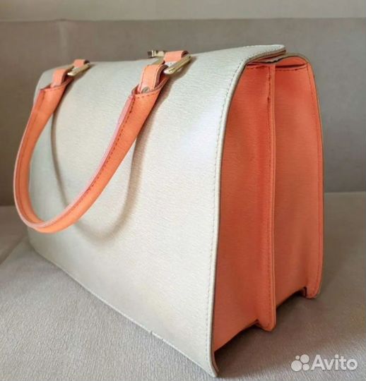 Сумка натуральная кожа италия новая gilda tonelli