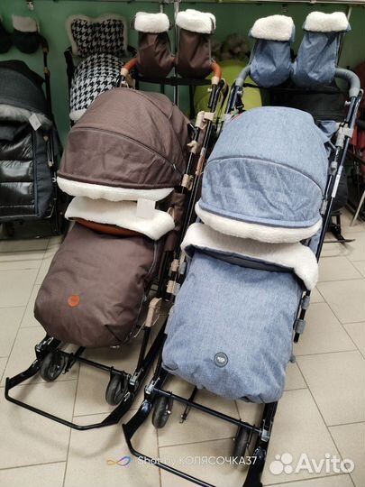 Санки коляска Ника 7-8 Премиум