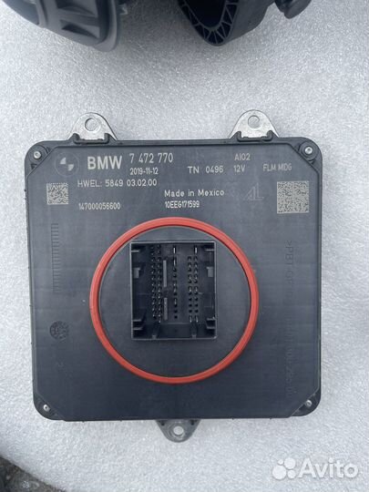 Линзы правой фары bmw x3 g01