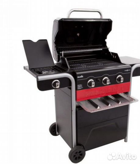 Угольный + газовый гриль char-broil hybrid